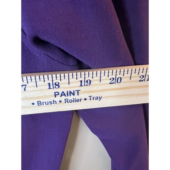 Michael Kors Purple Long Sleeve Sheath Dress Crew Neck Size 14 - Picture 10 of 10